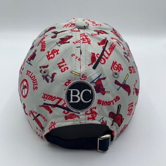 St Louis Cardinals MLB Gray Navy Blue SGA Strapback Hat - Picture 3 of 5